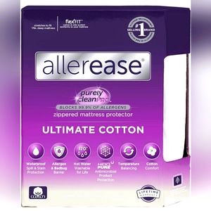 AllerEase Ultimate Allergy Protection Comfort Zippered Mattress Protector full